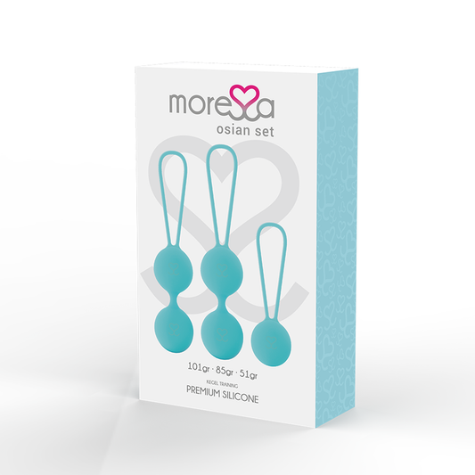 CONJUNTO PREMIUM MORESSA - OSIAN SILICONE TURQUESA