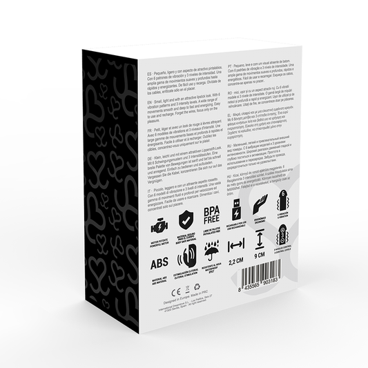 MORESSA - VIBRADOR ESTIMULADOR DE VIAGEM IVY PRETO