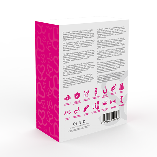 MORESSA - NIX VIBRADOR DE CONTROLE REMOTO ROSA