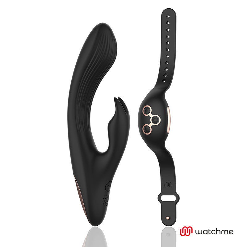 ANNE'S DESIRE - TECNOLOGIA DE CONTROLE REMOTO RABBIT WATCHME PRETO/DOURADO