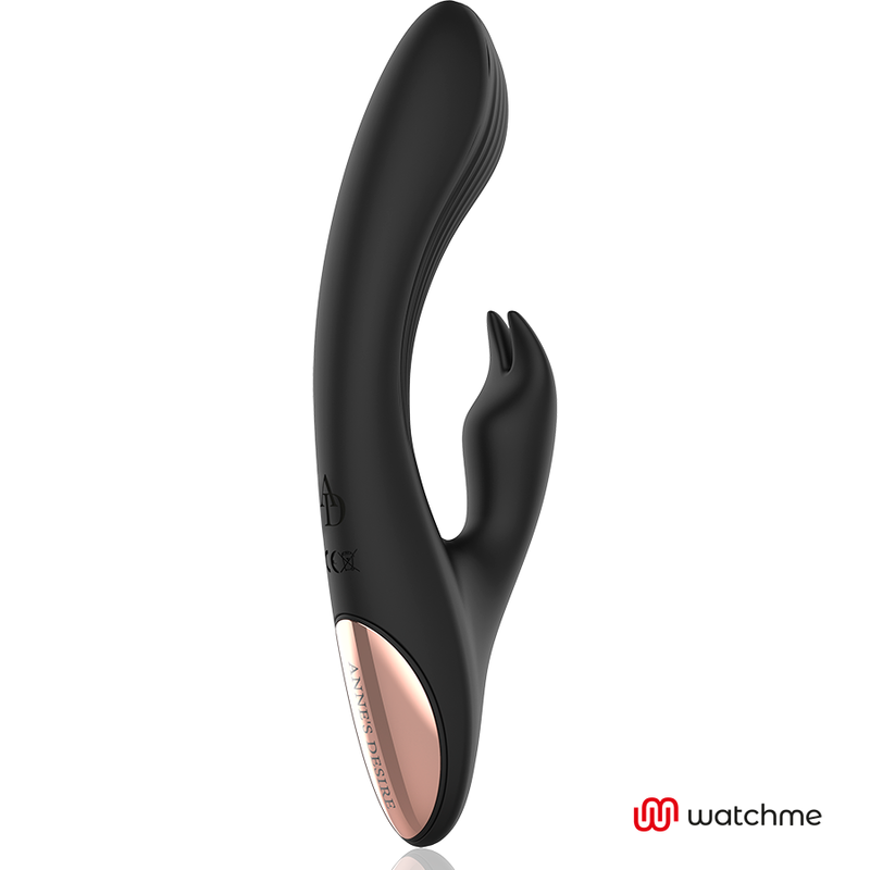 ANNE'S DESIRE - TECNOLOGIA DE CONTROLE REMOTO RABBIT WATCHME PRETO/DOURADO