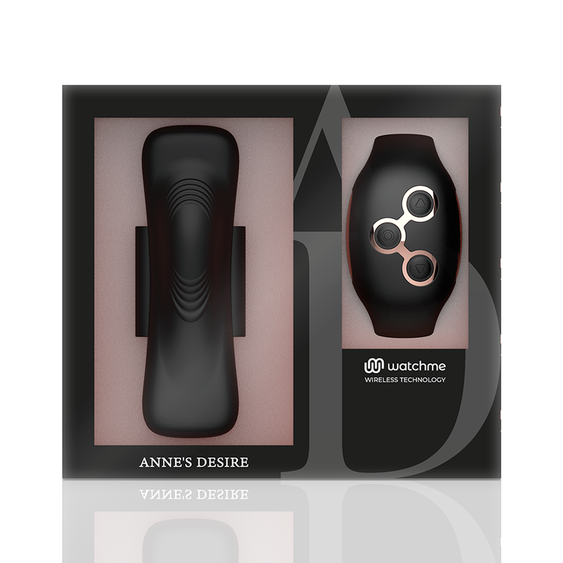 ANNE'S DESIRE - PANTY PLEASURE TECNOLOG A WATCHME PRETO/DOURADO