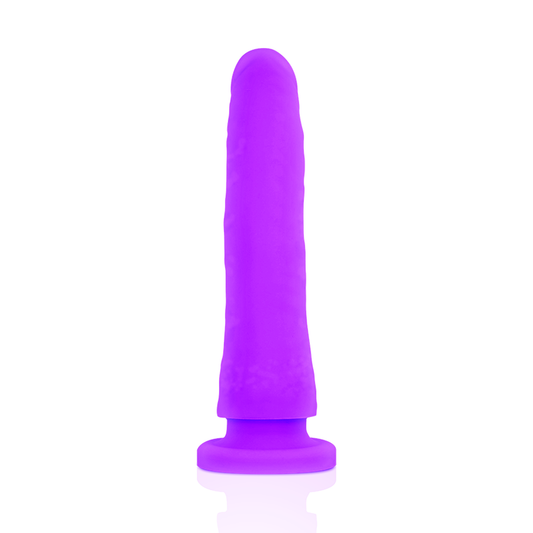 DELTA CLUB - BRINQUEDOS ARREIO + DONG SILICONE ROXO 17 CM -O- 3 CM