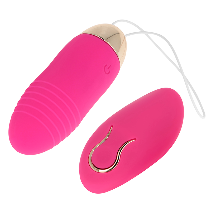 OHMAMA - OVO VIBRANTE COM CONTROLE REMOTO DE 10 VELOCIDADES ROSA