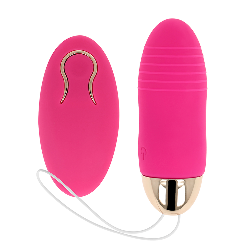 OHMAMA - OVO VIBRANTE COM CONTROLE REMOTO DE 10 VELOCIDADES ROSA
