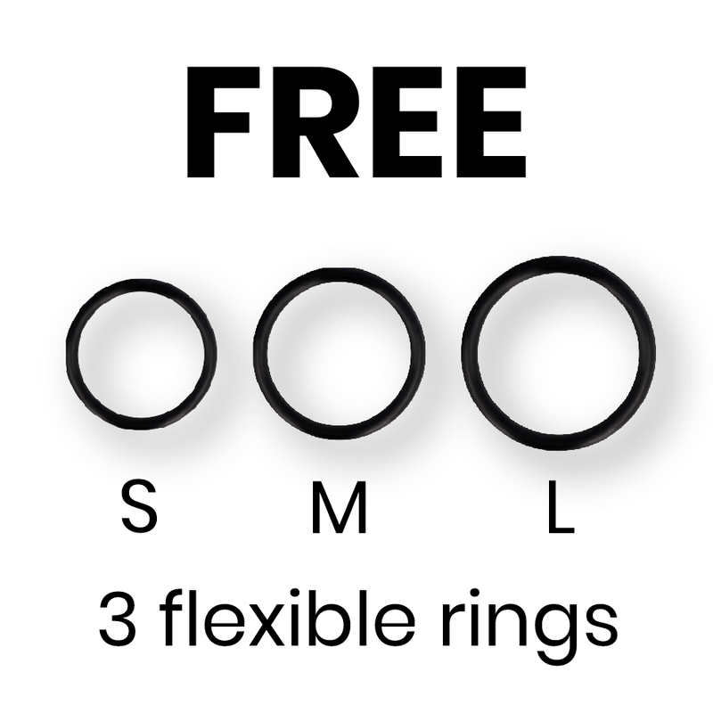 CYBER SILICOCK - STRAPS HARNESS WITH 3 FREE RINGS