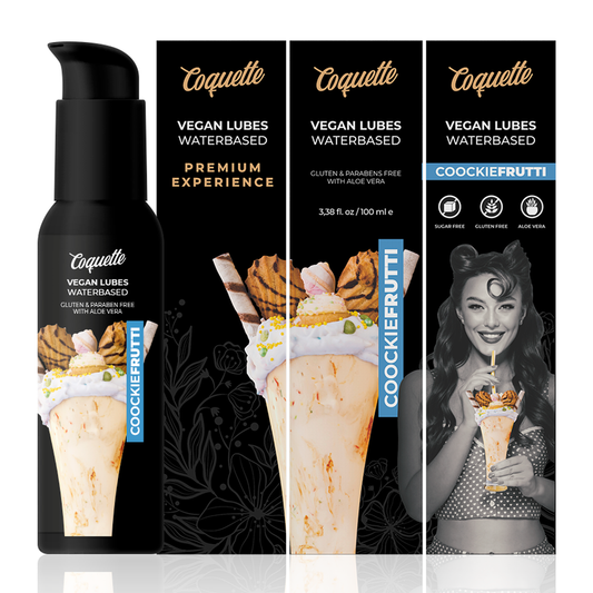 COQUETTE CHIC DESIRE - EXPERIÊNCIA DE LUBRIFICANTE VEGANO PREMIUM COOKIEFRUTTI 100ML