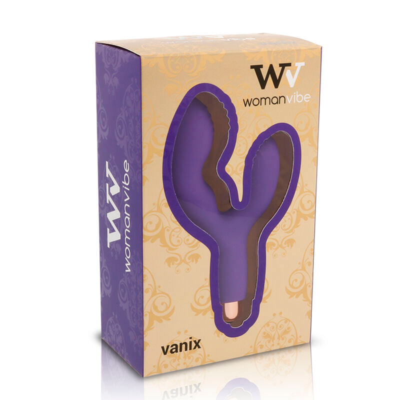 WOMANVIBE - VIBRADOR ESTIMULADOR VANIX SILICONE