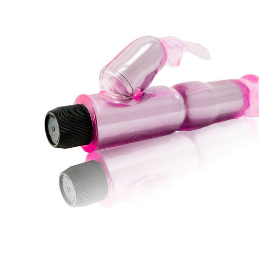 BAILE - VIBRADOR COM ESTIMULADOR ROSA AJUSTÁVEL