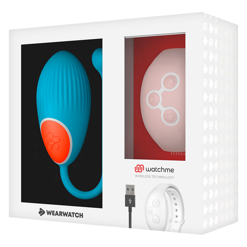 WEARWATCH - WATCHME TECHNOLOGY EGG CONTROLE REMOTO AZUL / ROSA