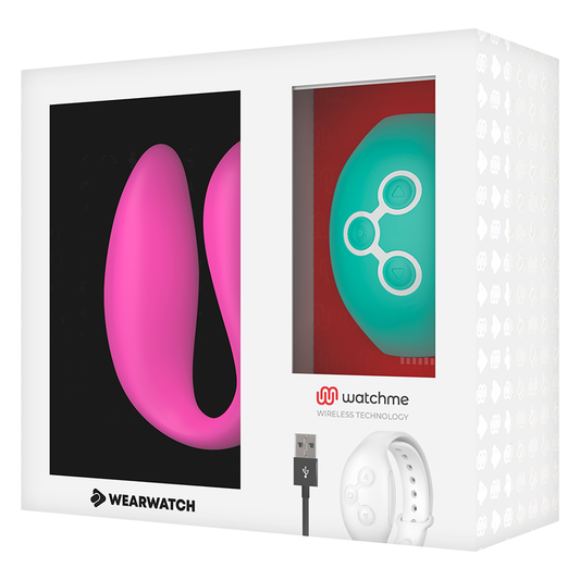 WEARWATCH - VIBRADOR WATCHME DUAL TECHNOLOGY FÚCSIA / ÁGUA DO MAR