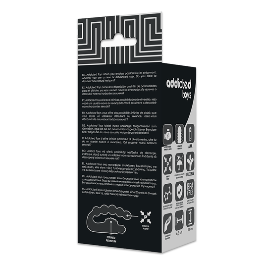 ADDICTED TOYS - MASSAGEADOR ANAL DE PRÓSTATA COM VIBRAÇÃO