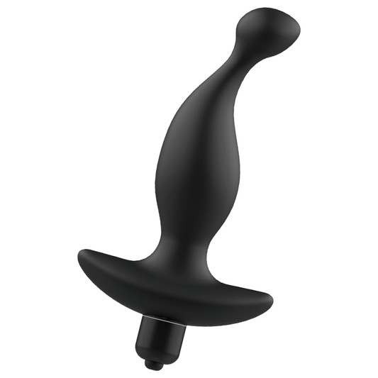 ADDICTED TOYS - MASSAGEADOR ANAL COM VIBRAÇÃO PRETA MODELO 1