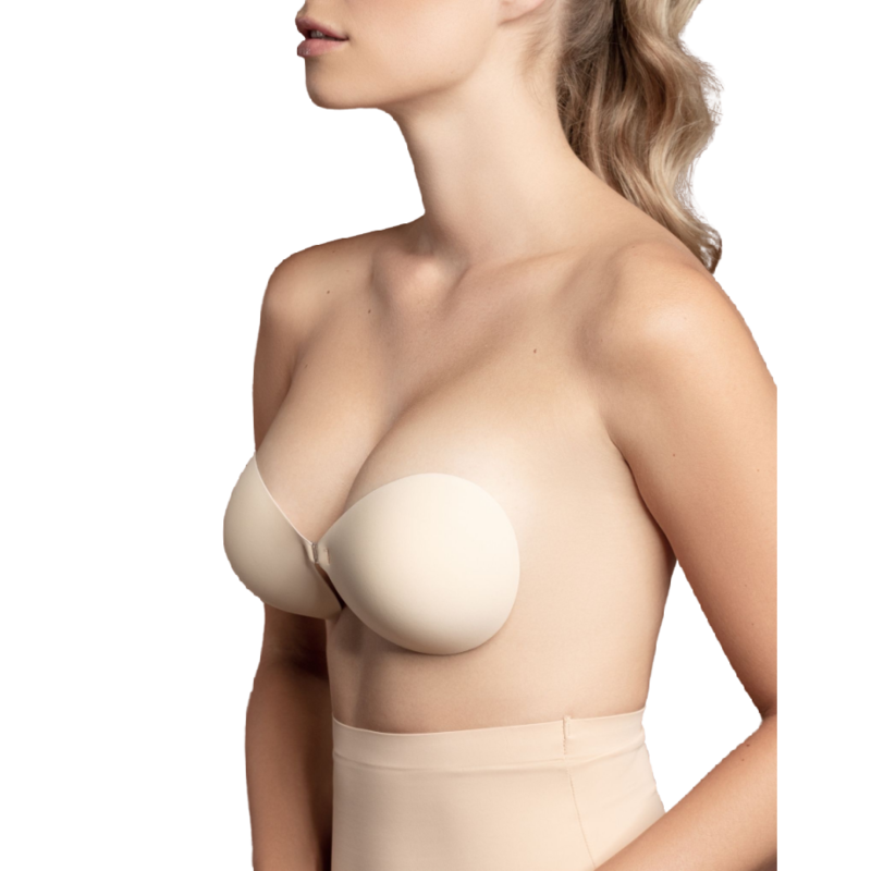 BYE-BRA - SUTIÃ PRETO INVISÍVEL COM COPO A