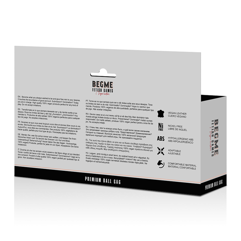 BEGME - VEGAN LEATHER JAW EDIÇÃO VERMELHA
