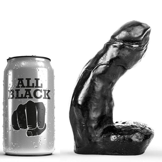 TODO PRETO - DILDO REALÍSTICO DE 15 CM
