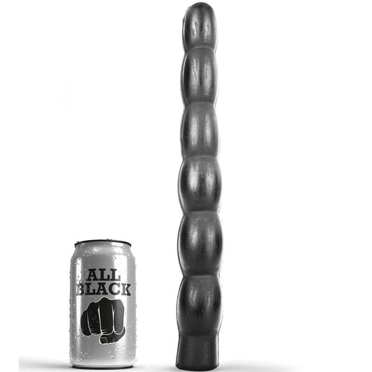 ALL BLACK - DILDO ANAL DE 32 CM