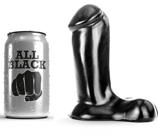 ALL BLACK - 14 CM REALISTIC DILDO