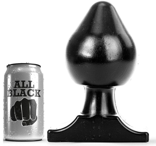 PLUG ANAL 19 CM TOTALMENTE PRETO