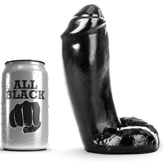 ALL BLACK - 18 CM REALISTIC DILDO