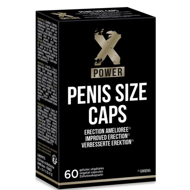 XPOWER - PENIS SIZE CAPSULES FOR ENHANCED ERECTIONS 60 CAPS