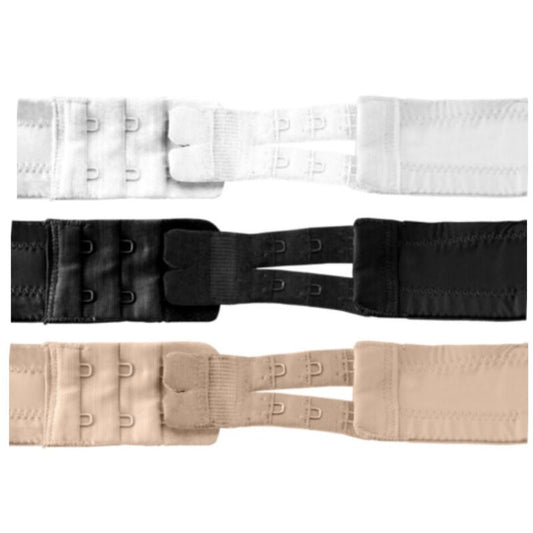 BYE-BRA - EXTENSORES DE CONTORNO FLEXÍVEIS 2 GANCHOS 3 UNIDADES