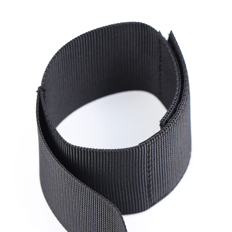 OHMAMA FETISH - NYLON HANDCUFFS AND COLLAR