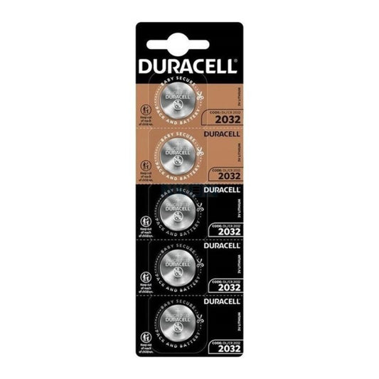 DURACELL - PILHA BOTÃO LITIO CR2032 3V 5 UNIDADES?
