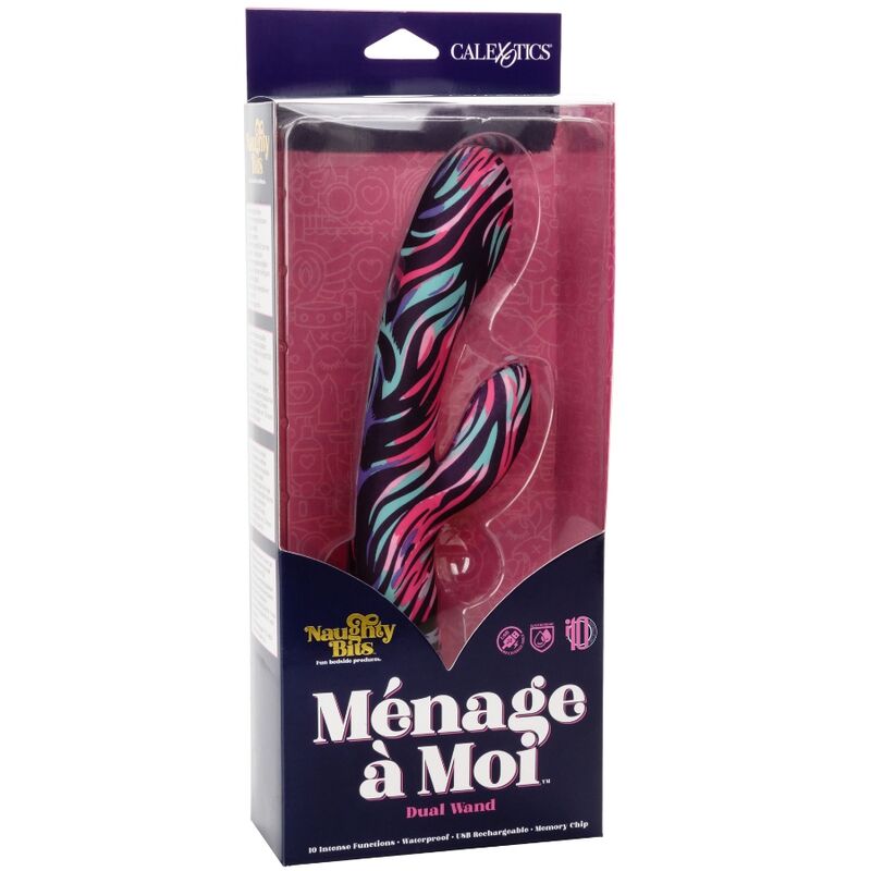 CALEXOTICS - MENAGE A MOI DOUBLE WAND VIBRATOR