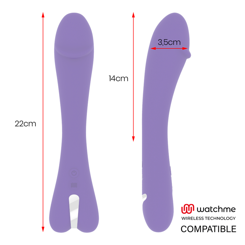 MR BOSS - VIBRADOR ENZO WATCHME TECNOLOGIA SEM FIO COMPATÍVEL