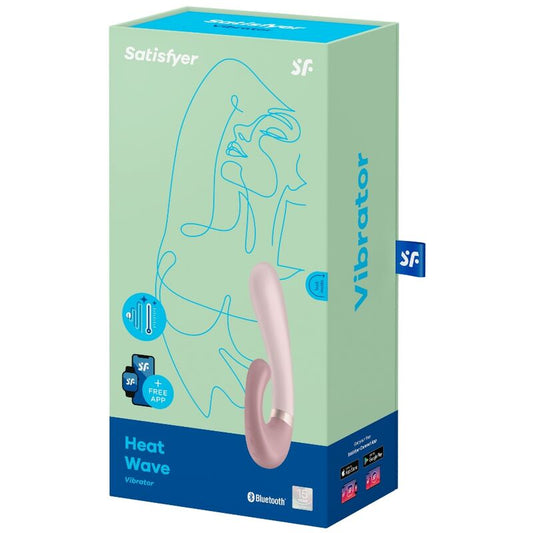 SATISFYER - VIBRADOR HEAT WAVE APP BLANCO