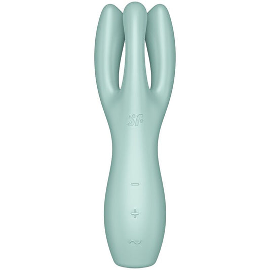 SATISFYER - VIBRATEUR THREESOME 3 ROSE