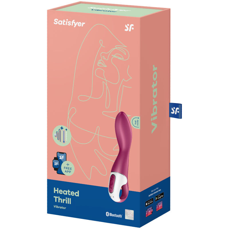 SATISFYER - VIBRADOR DE PONTO G QUE AQUECE E EMOCIONA