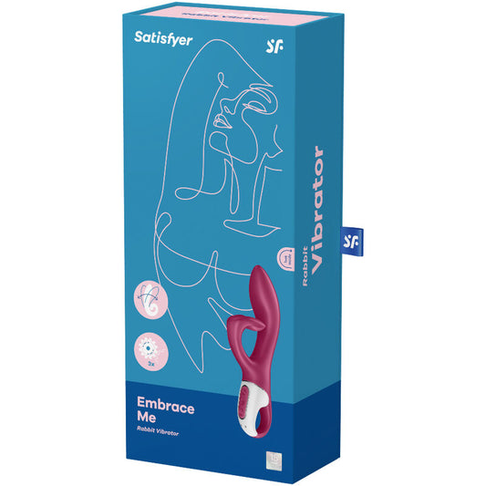 SATISFYER - EBRACE ME VIBRADOR PUNTO G ROJO