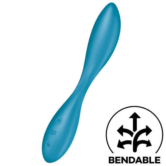SATISFYER - VIBRADOR MULTI-PONTO G FLEX 1 AZUL
