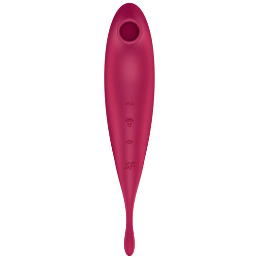 SATISFYER - TWIRLING PRO+ ESTIMULADOR E VIBRADOR APP VERDE