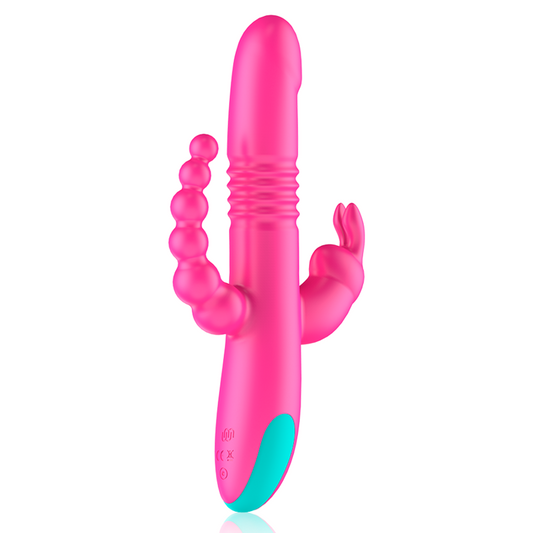 HAPPY LOKY - DONALD TRIPLE STIMULATION: ANAL, G-SPOT &amp; CLITORAL WATCHME COMPATIBLE WIRELESS TECHNOLOGY