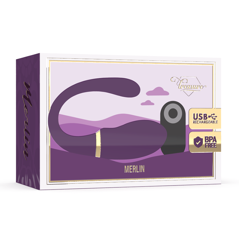 TREASURE - MERLIN DUPLO TORQUE VIBRADOR CONTROLE REMOTO