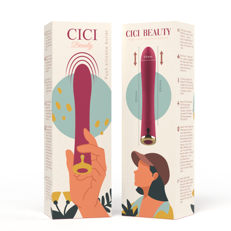 CICI BEAUTY - BALA IMPULSIONADORA PREMIUM EM SILICONE
