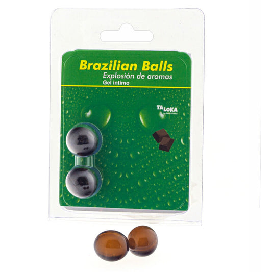TALOKA - GEL ÍNTIMO 2 BOLINHAS DE CHOCOLATE BRASILEIRO