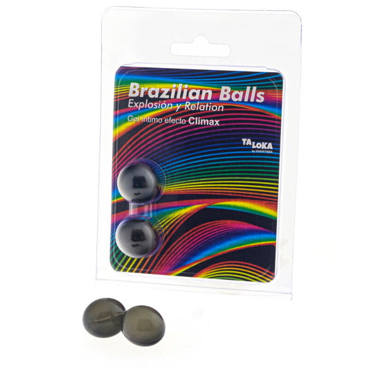 TALOKA - 2 BOLAS BRASILEIRAS GEL EFEITO CLIMAX EMOCIONANTE