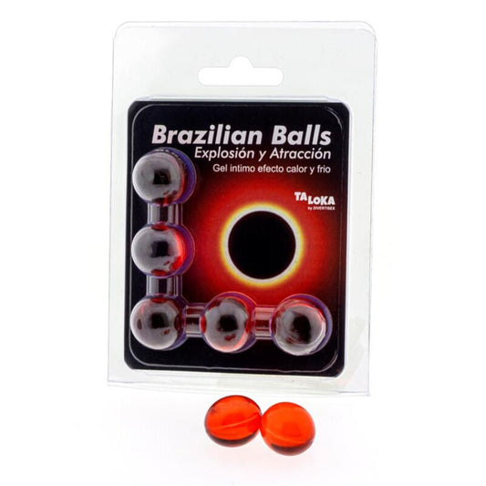 TALOKA - 5 BOLAS BRASILEIRAS GEL EFEITO FRIO E QUENTE