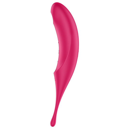 SATISFYER TWIRLING PRO ESTIMULADOR E VIBRADOR - ROJO