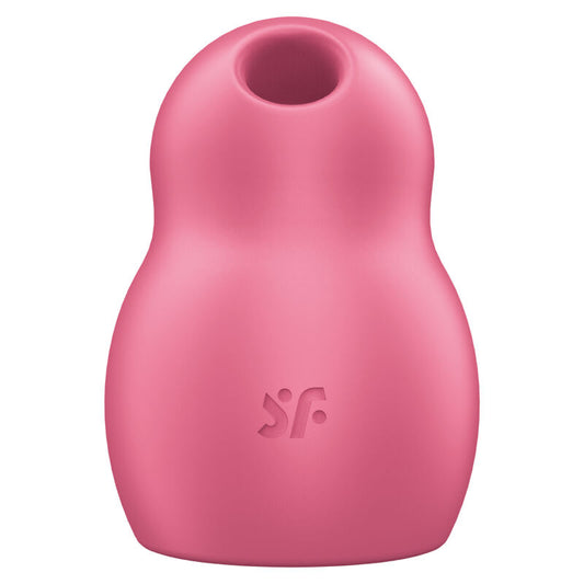SATISFYER - AIR PULSE PRO TO GO 1 ESTIMULADOR DUPLO E VIBRADOR VERMELHO