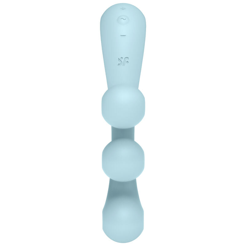 SATISFYER - MULTI TRI BALL 2 VIBRADOR AZUL