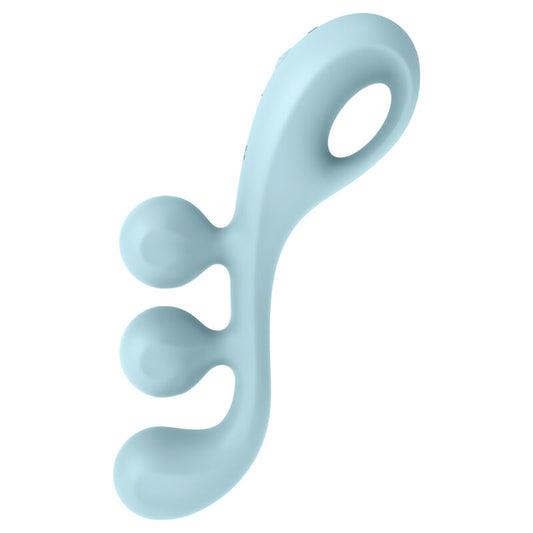 SATISFYER - MULTI TRI BALL 2 VIBRADOR AZUL