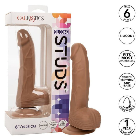 CALEXOTICS - 15.24 CM BROWN SILICONE NAILS