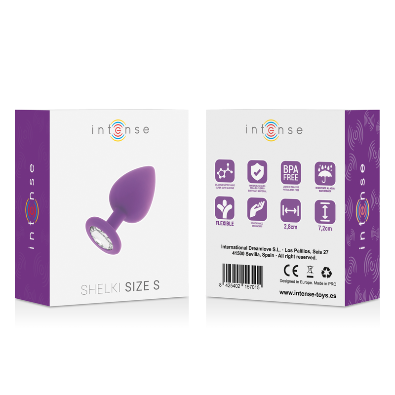 INTENSO - PLUG ANAL LILÁS SHELKI S
