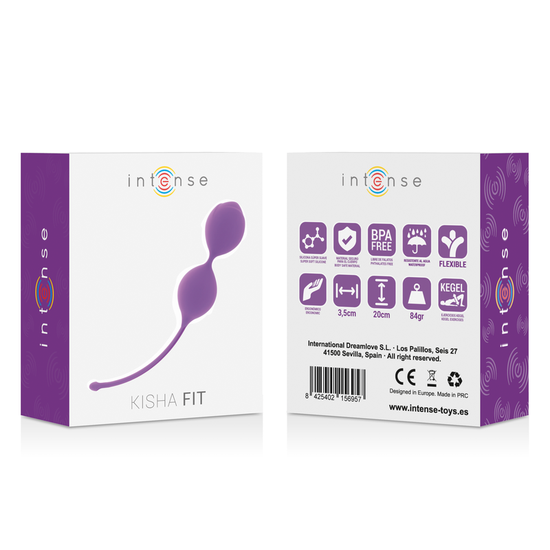 INTENSO - KISHA FIT SILICONE KEGEL LILÁS