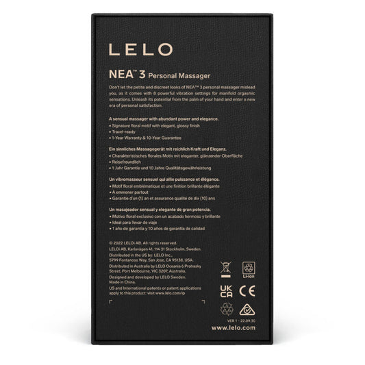 LELO - MASSEUR PERSONNEL NEA 3 - BLEU